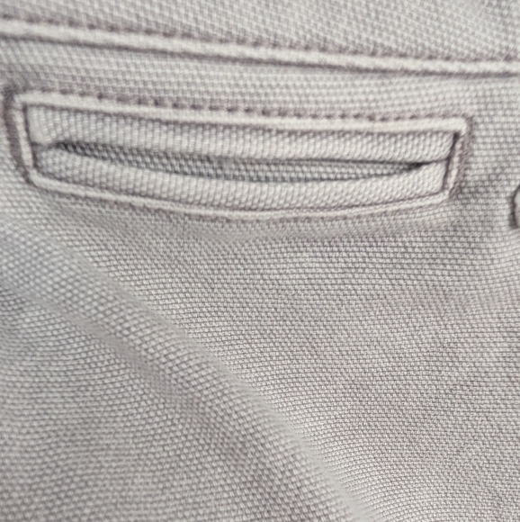 Madewell Light Gray Cropped Wide Leg Jeans Size 23 High Waisted Cotton - Picture 11 of 11